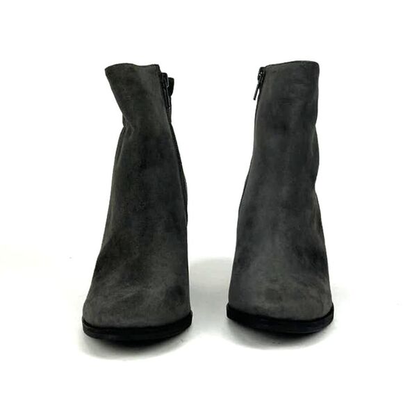 New Arturo Chiang Women US 7 At-Rakel Grey Suede Round Toe Ankle Boot Shoes - Picture 3 of 8